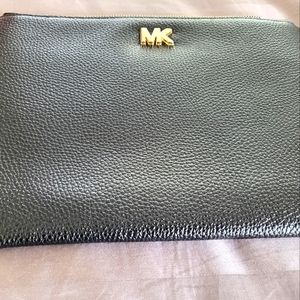 Michael Kors black clutch purse